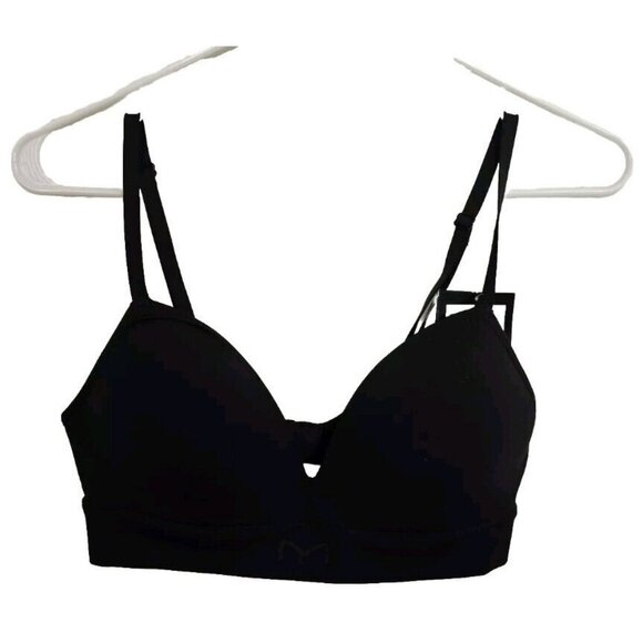 Maidenform Other - Maidenform Bralette Comfort Seamless Womens Black Smooth Wireless Bra Small S